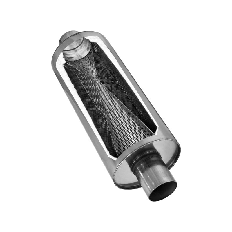 Flowmaster DBX 2.50 IN/2.50 OUT 14 in. SS Muffler