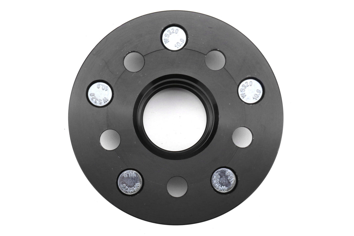 PERRIN 5x100 to 5x114.3 25mm Wheel Adapters Black - Subaru Models (inc. 2002-2014 WRX)