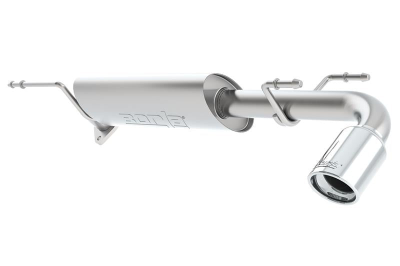 Borla Single Round Rolled Rear Right Exit Exhaust - 2013-2014 Subaru Impreza / XV Crosstrek 2.0L