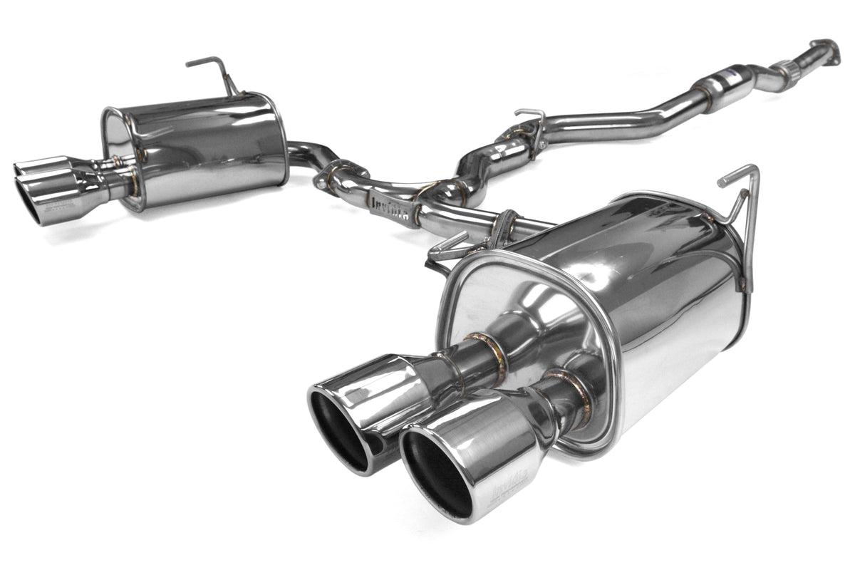 Invidia Stainless steel Quad Tip Cat-back Exhaust - Stainless Steel Tips - 2022-2024 Subaru WRX