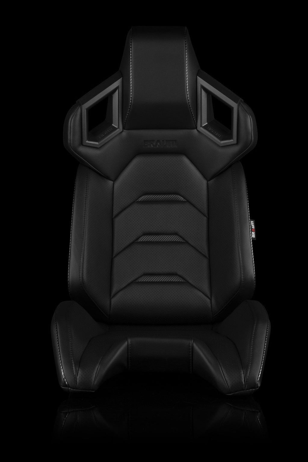 BRAUM ALPHA-X Series Sport Seats - Black / Black - Universal