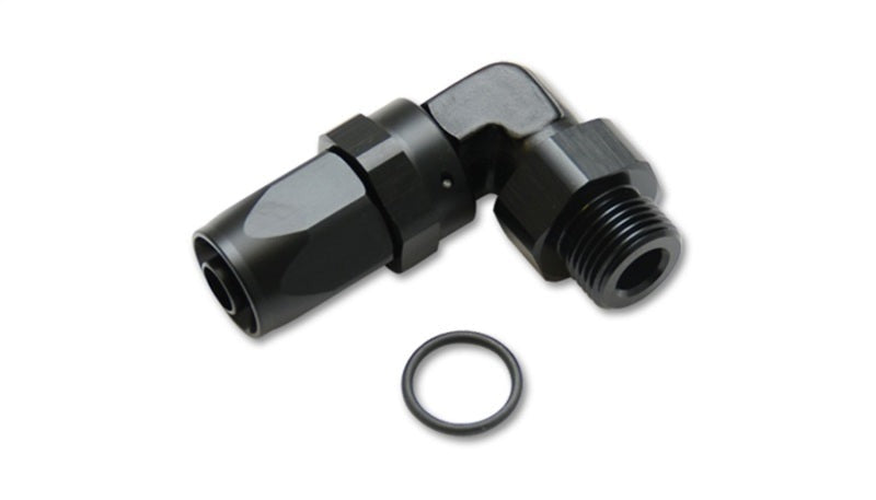 Vibrant Performance Male Hose End Fitting, 90 Degree, -12AN, Thread: (10) 7/8in-10, AN Performance Fluid Plumbing - Part 24910