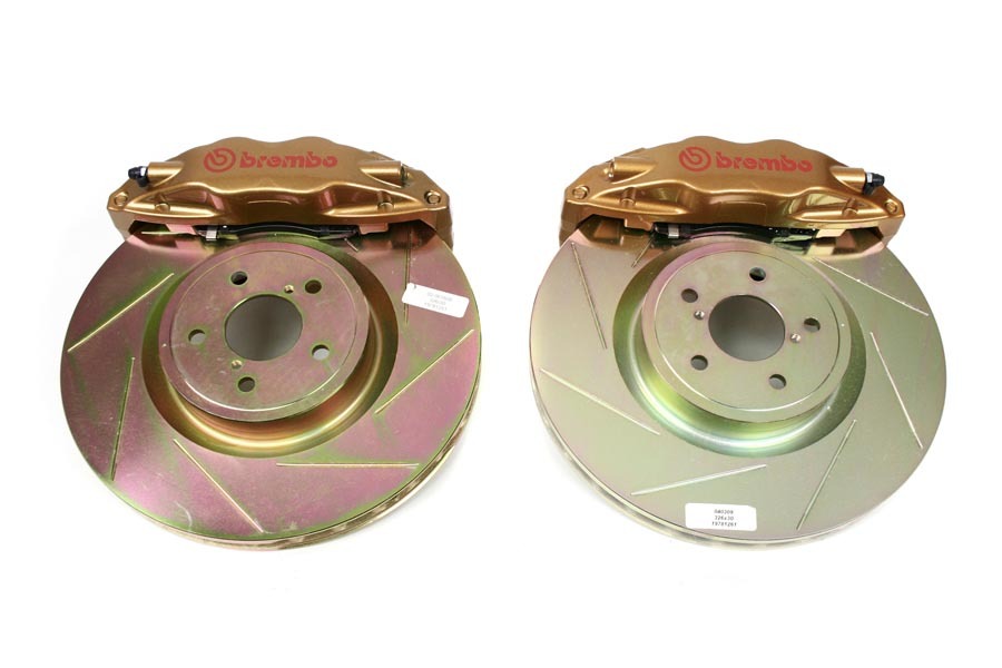 Brembo OE Gold Front Brake Kit - 2002-2014 Subaru WRX