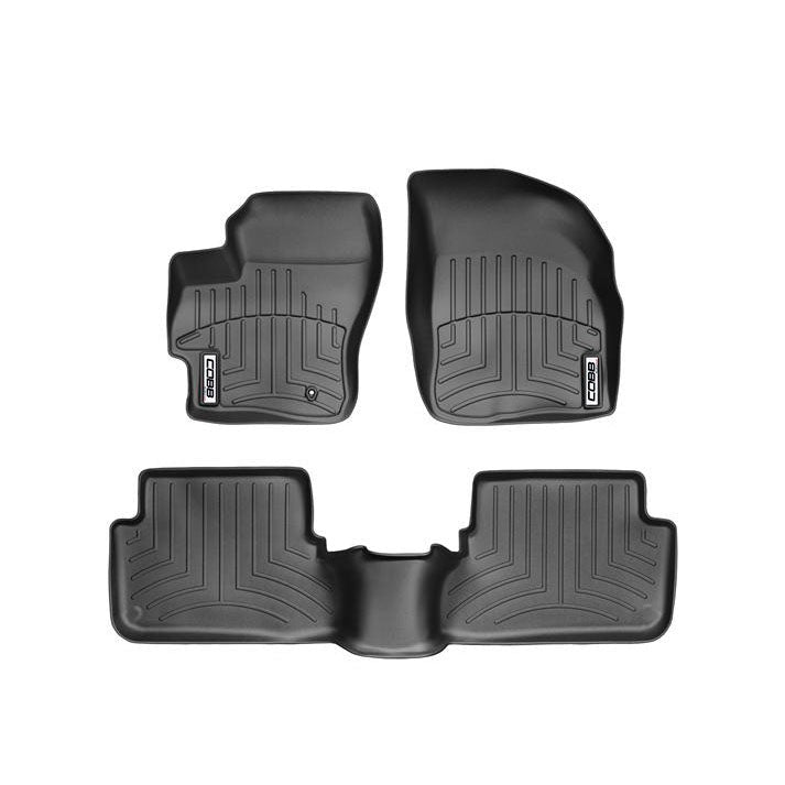 COBB Front and Rear FloorLiner by WeatherTech - Black - 2007-2009 Mazdaspeed3