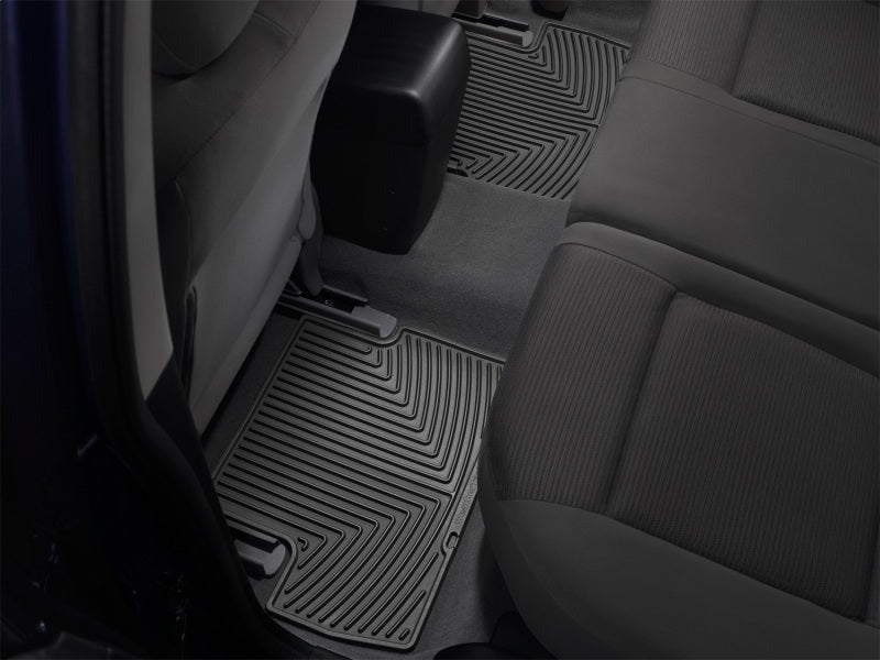 WeatherTech Rear Rubber Floor Mats - Black - 2010-2014 Subaru Legacy / Outback