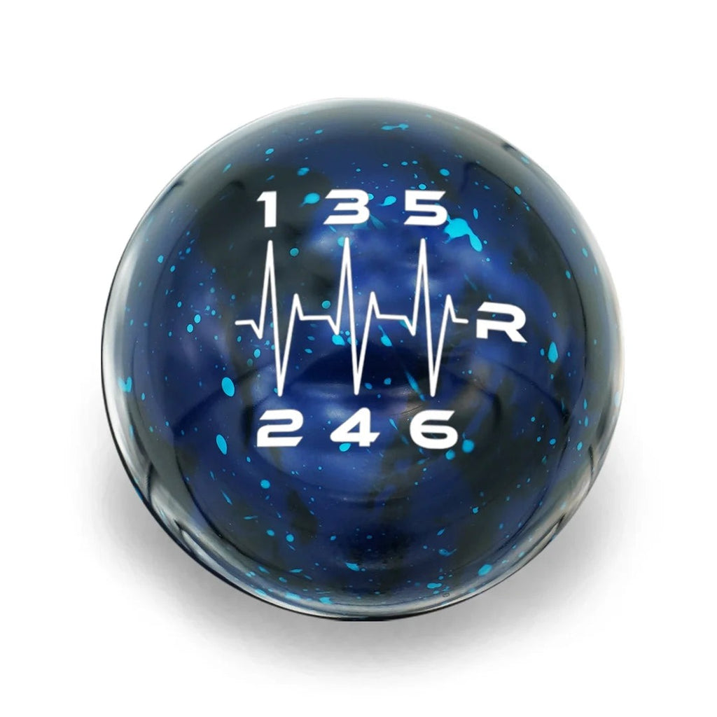 Billetworkz Cosmic Space Shift Knob - 6 Speed Heartbeat Engraving - Subaru WRX 2015-2025