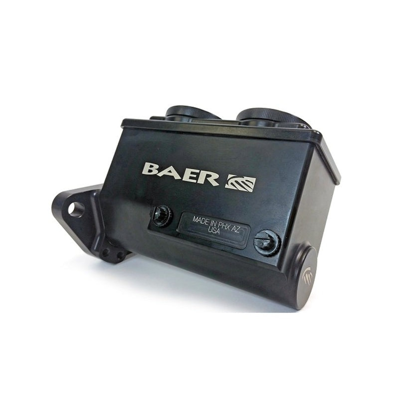 Baer Brakes GM/Ford 1-1/8in Bore Remaster 2-Bolt Right Port Master Cylinder Assembly - Black