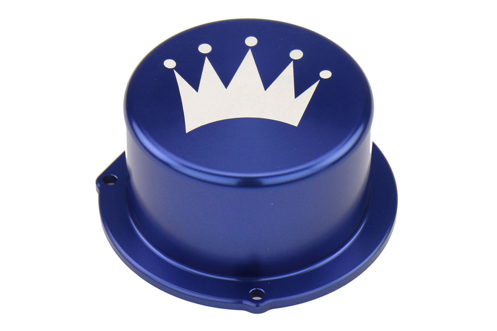 TurboXS Billet Aluminum Vacuum Pump Cover Blue - 2015-2021 Subaru WRX