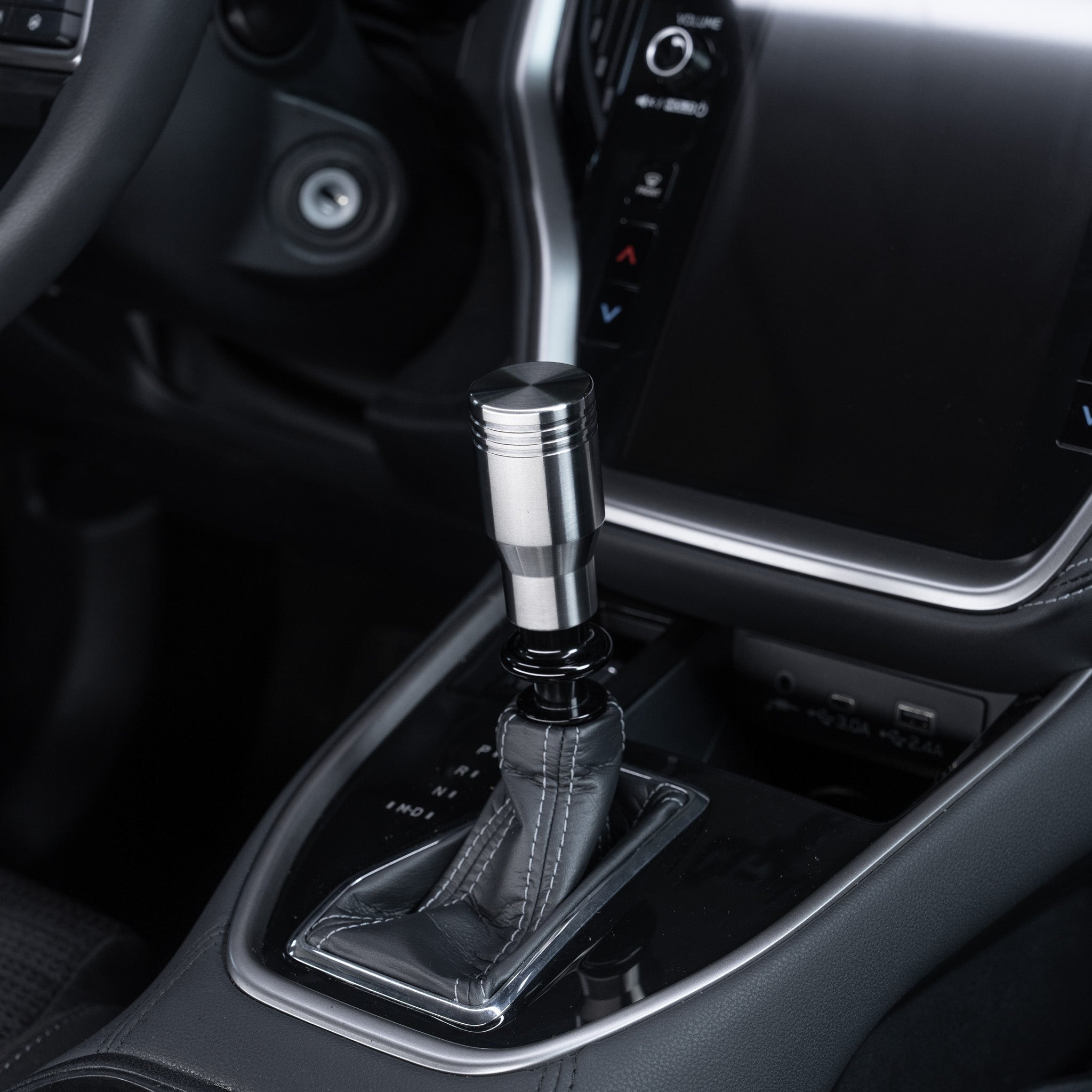 Billetworkz Titanium Brushed Automatic Shifter - Subaru CVT: WRX (2022+), Crosstrek (2024+), Forester (2025+), Impreza (2024+), Legacy/Outback (2015+)