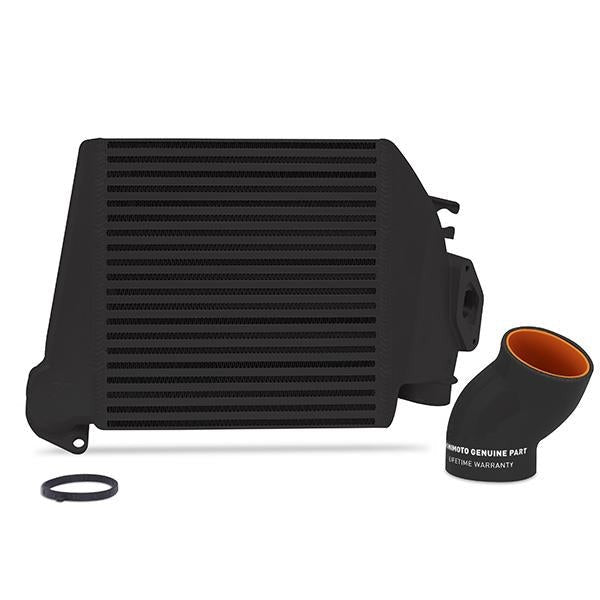 Mishimoto Top-Mount Intercooler Kit - Black Powder Coat / Black Hoses - 2008-2014 Subaru WRX
