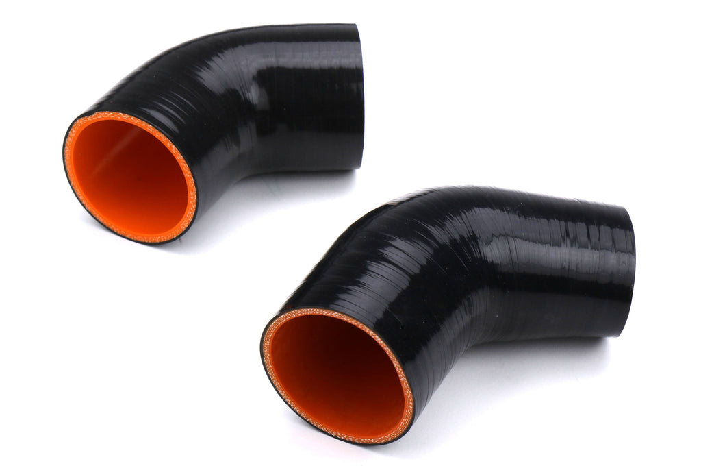 ETS FMIC Intercooler Piping Wrinkle Black w/ Stock BOV Flange - 2015-2021 Subaru WRX