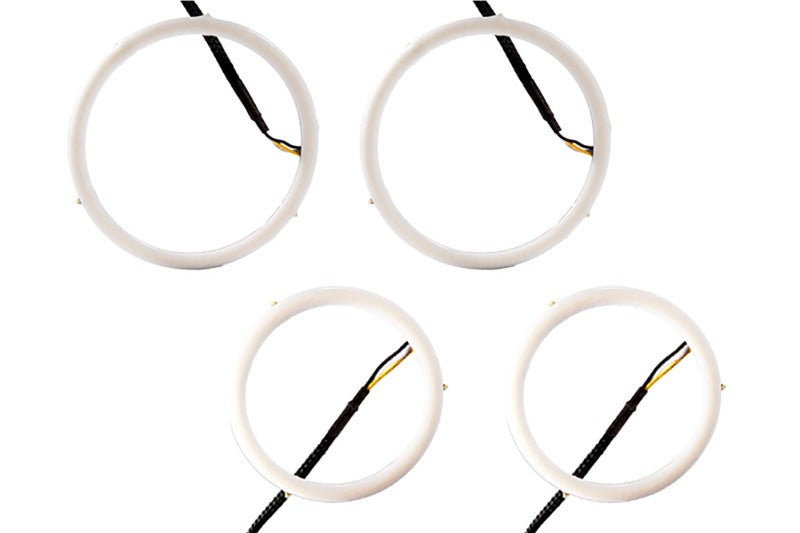 Diode Dynamics Halo Lights LED 90mm/120mm Switchback (Set of 4) - Universal