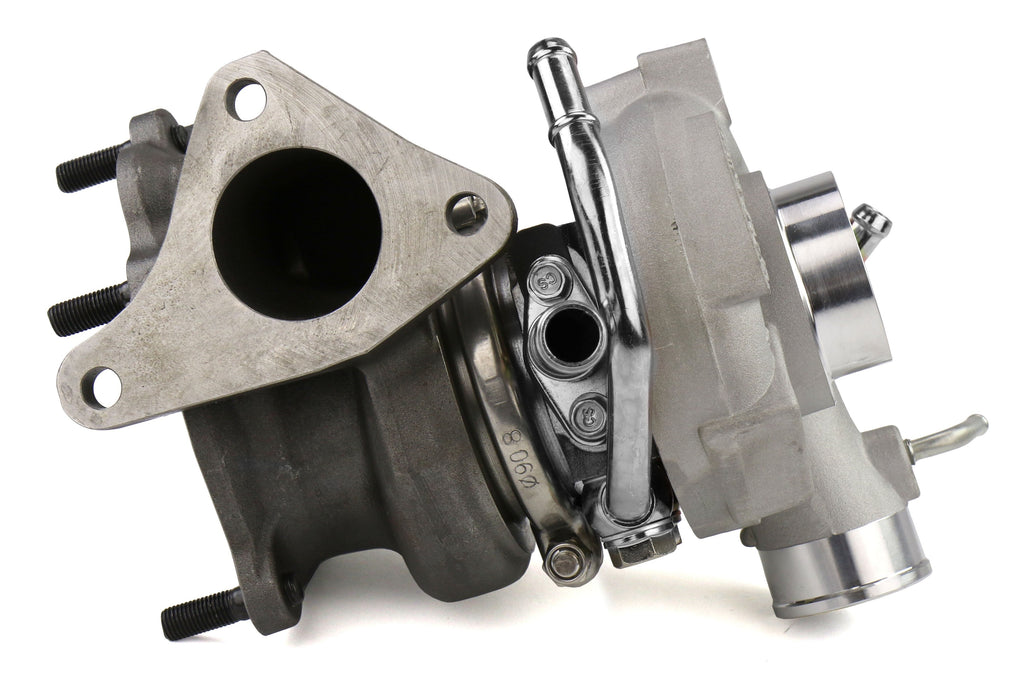 Forced Performance FP BLUE Turbocharger Subaru STI 58mm 8cm EWG w/ Oil Feed Line - 2002-2007 Subaru WRX / 2004-2021 Subaru STI