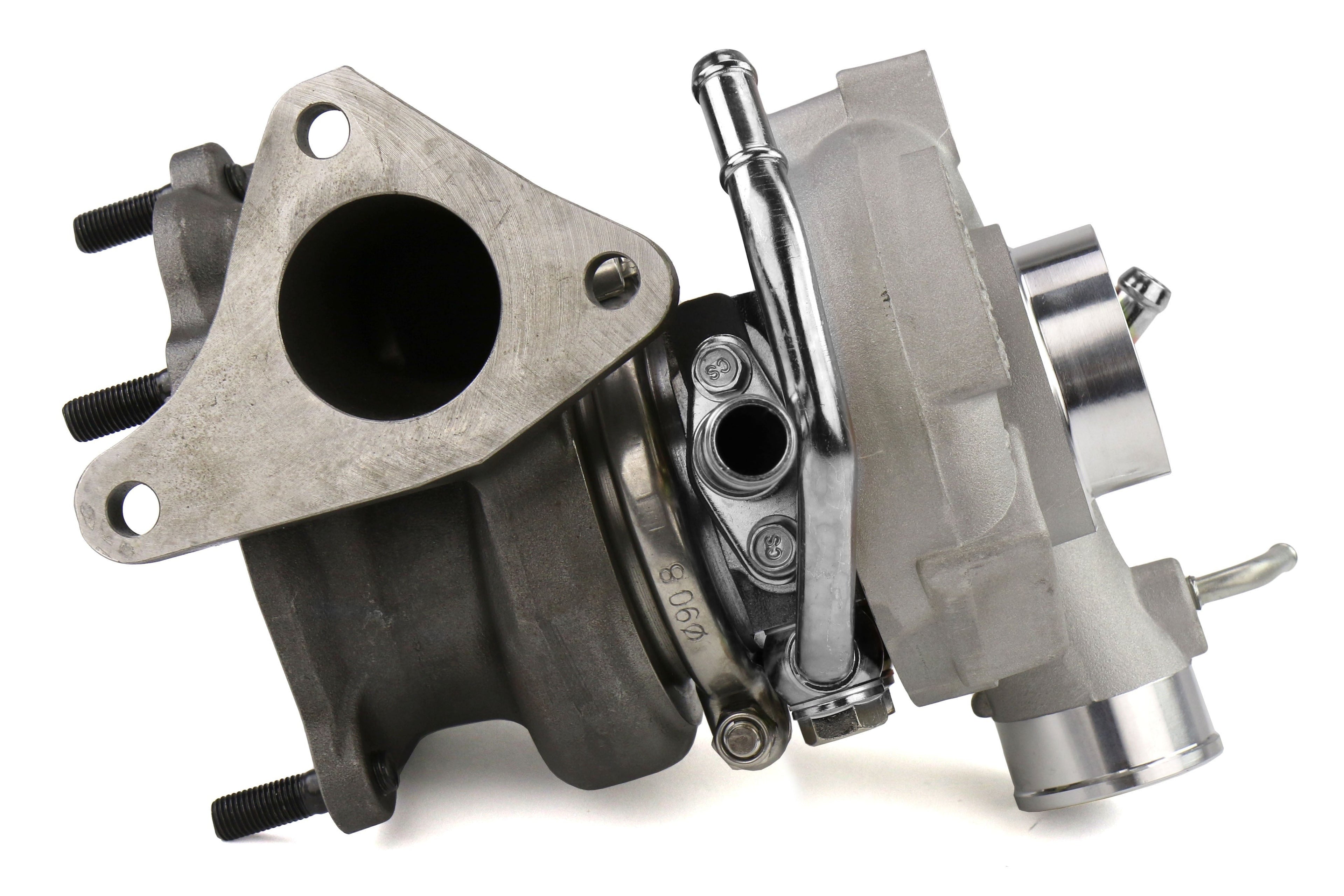 Forced Performance FP BLUE Turbocharger Subaru STI 58mm 8cm EWG w/ Oil Feed Line - 2002-2007 Subaru WRX / 2004-2021 Subaru STI