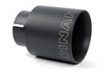 Dinan Double-Walled 4in Clamp-On Exhaust Tip - Black - 4in Outlet / 3in Inlet