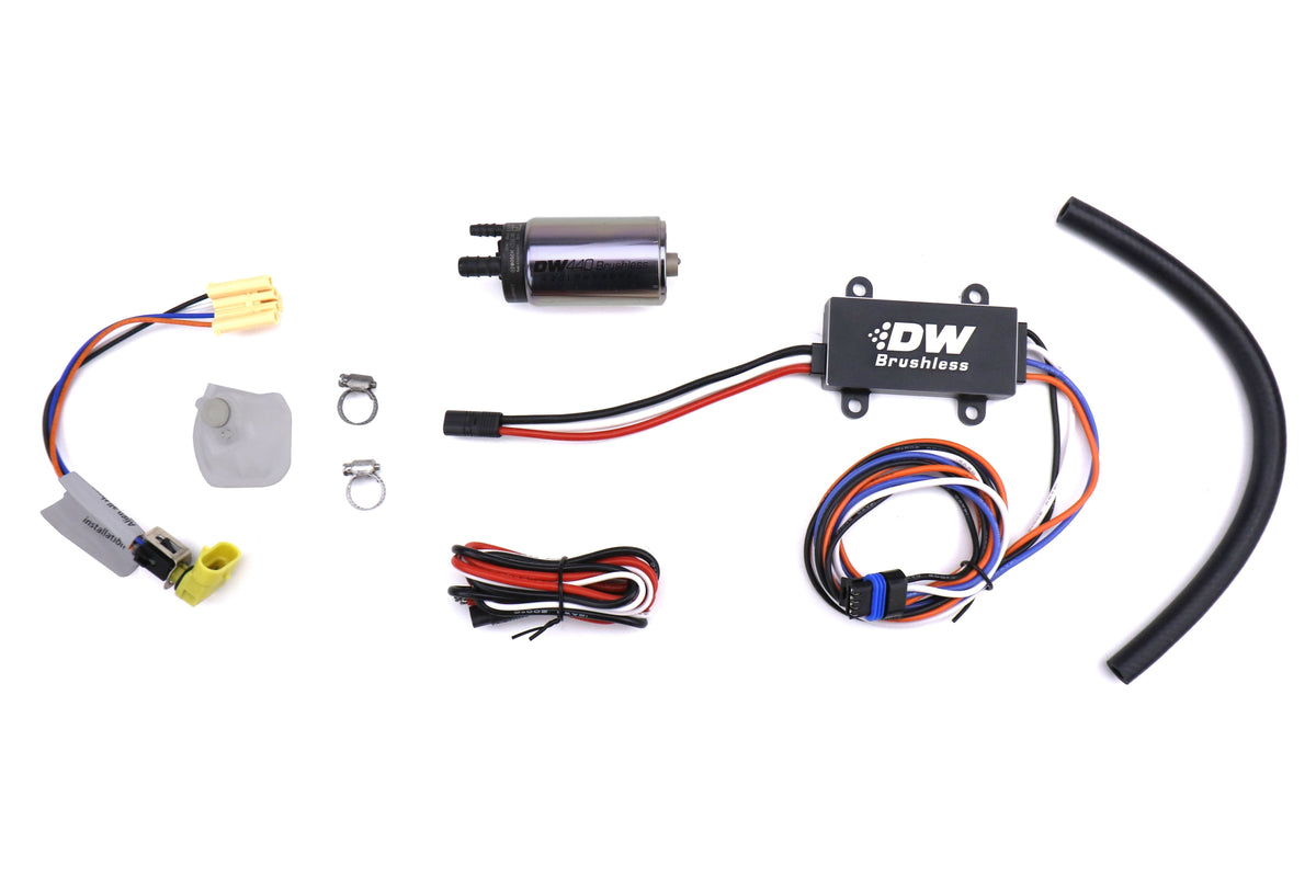 DeatschWerks DW440 440lph Brushless Fuel Pump w/ Dual Speed Controller - Universal