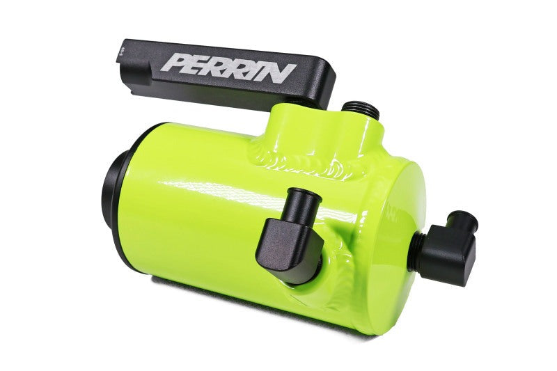 PERRIN Air Oil Separator - Neon Yellow - 2022-2026 Subaru WRX