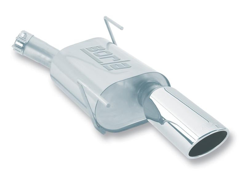 Borla Single Round Rolled Rear Right Exit Exhaust - 2013-2014 Subaru Impreza / XV Crosstrek 2.0L
