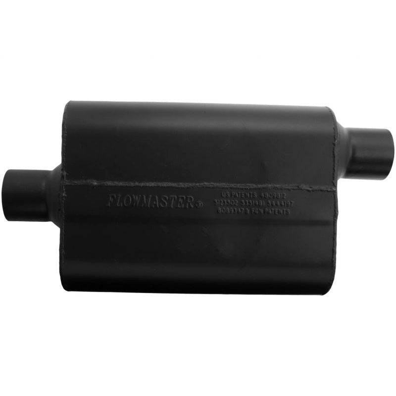 Flowmaster Super 44 Series 2.5-Inch Center Inlet/Offset Outlet Muffler - 942547