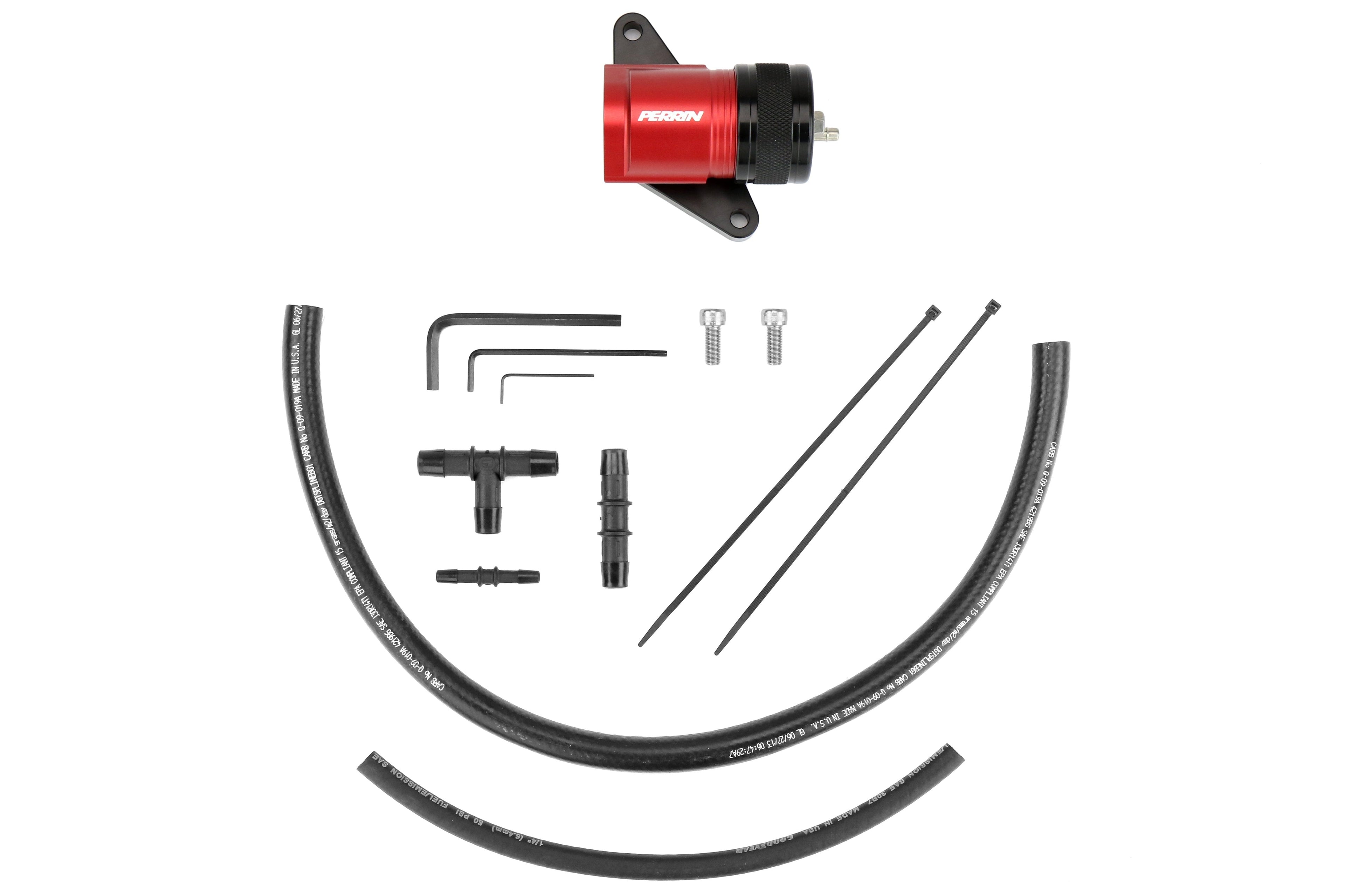 PERRIN Recirculating Blow Off Valve Red - 2002-2007 Subaru WRX / 2004-2021 STI