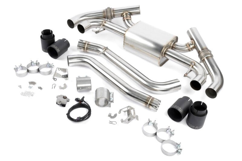Dinan 23-26 BMW M240i/M240i xDrive (G42) Valved Axleback Exhaust System - Black Tips