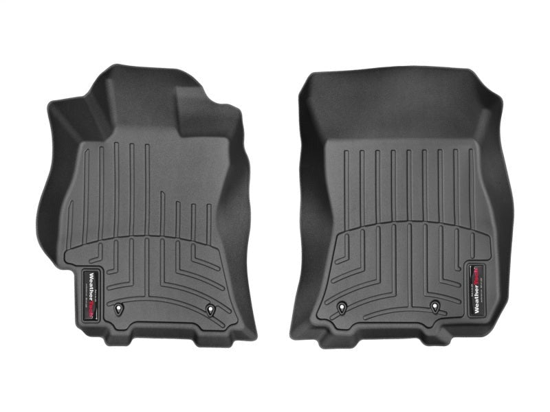 WeatherTech Front FloorLiner - Black - 2015-2019 Subaru Legacy (Excl. Manual Transmission)