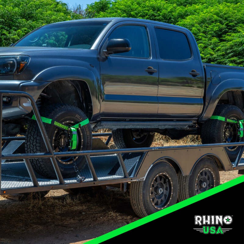 Rhino USA Lasso Straps; Basket Straps - Green