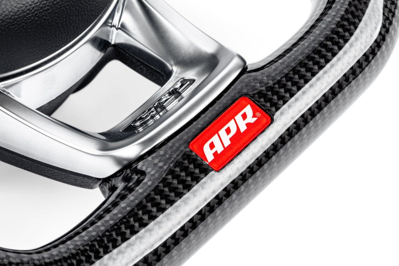 APR 15-26 Volkswagen Golf R/GTI/Jetta (MK7) Carbon Fiber/Red Stitch Steering Wheel (For Paddles)