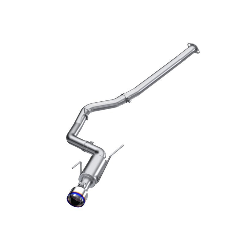 MBRP T304 Stainless Steel 3in Cat-Back - Single Rear Exit w/ Burnt End Tips - 2015-2021 Subaru WRX 2.0L / STI 2.5L / 2011-2014 Sedan