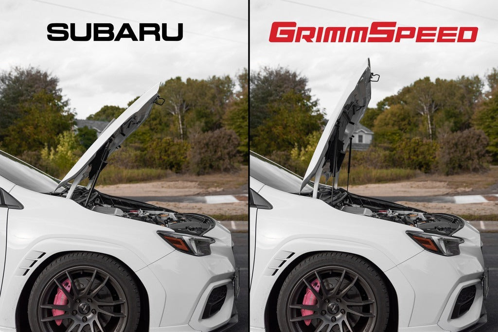 Grimmspeed Hood Struts - High Lift - 2015-2024 Subaru WRX / 2015-2021 STI