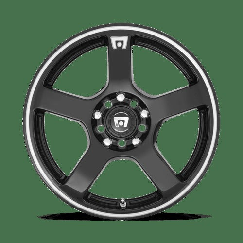 MR116 16X7 5X4.25/4.5 G-BLK MACH 40MM