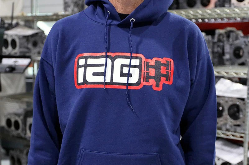 IAG Boxer Logo Hoodie (Navy) - Small