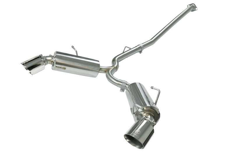 Advanced Flow Engineering Takeda 2-1/2 IN 304 Stainless Steel Cat-Back Exhaust System w/Polished Tip H4-2.0L - 2013-2016 Scion FR-S / 2013-2020 Subaru BRZ / 2017-2019 Toyota 86