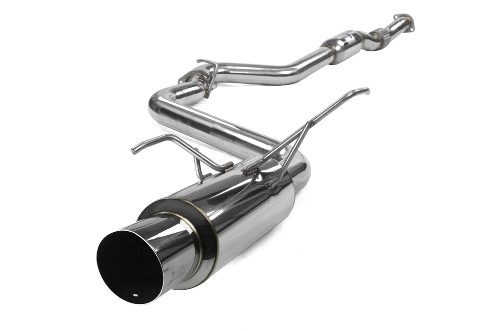 Invidia N1 Single Exit Cat Back Exhaust - Stainless Steel Tips - 2015-2021 Subaru WRX / STI