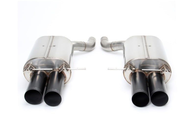 Dinan 06-10 BMW M5 (E60) Free Flow Axleback Exhaust System - Black Tips