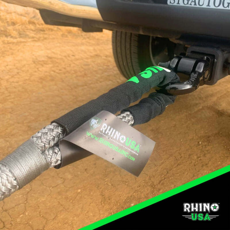 Rhino USA Kinetic Energy Recovery Rope (7/8In X 20Ft) Green