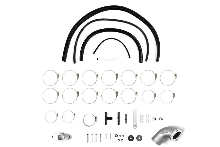 PERRIN Boost Tube Kit Black Piping Black - 2008-2014 Subaru WRX