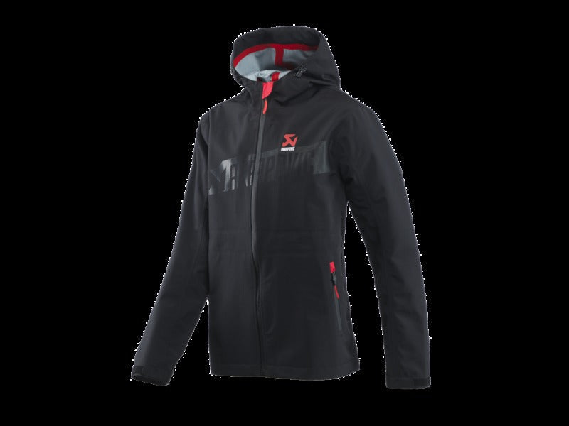 Akrapovic Womens Corpo Rain Jacket Black - 2XL - 802079