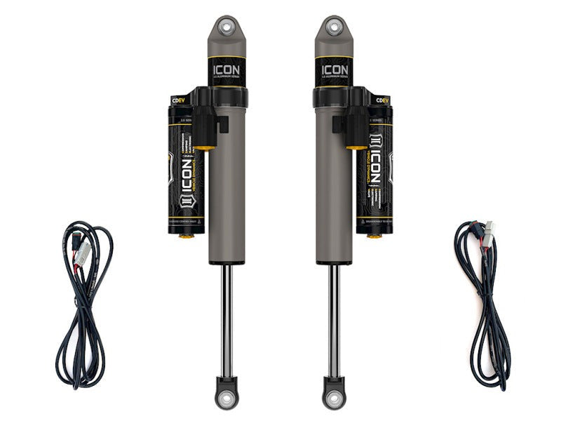 ICON 2.5in Rear 2.5 V.S. Piggyback CDEV Shock Pair for 2018-2021 Jeep Wrangler - 27726EP