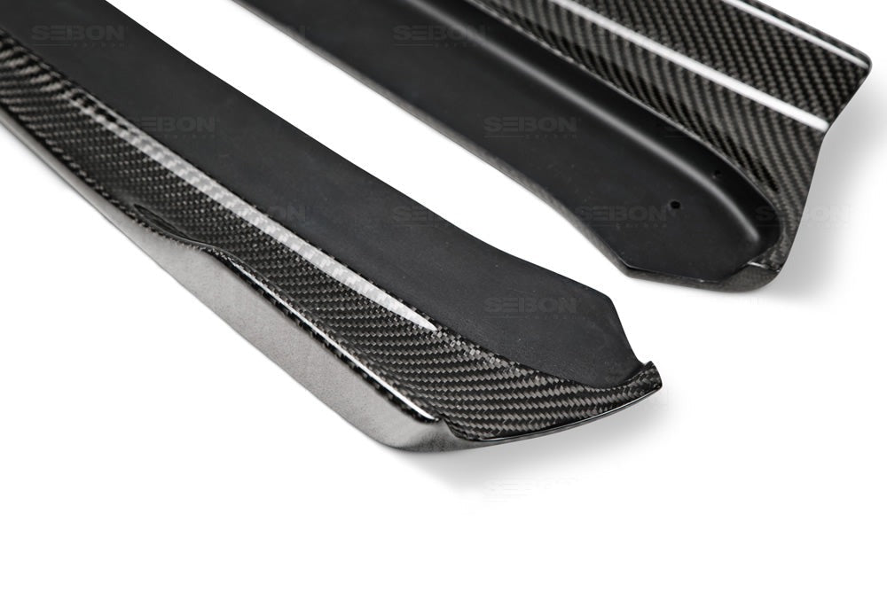 Seibon Carbon Fiber MB Style Rear Spats - 2015-2021 Subaru WRX / STI