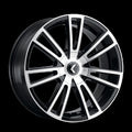 Kraze KR183 Spectra 22x8.5 5x110/127 +38 Offset Gloss Black Machined Wheel