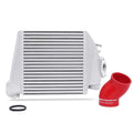 Mishimoto Top-Mount Intercooler Kit - Silver Powder Coat / Red Hoses - 2008-2014 Subaru WRX