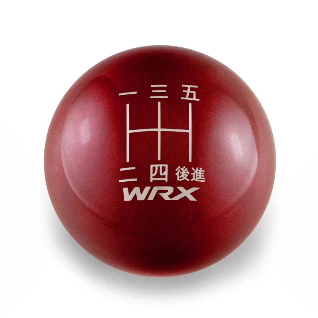 Billetworkz Weighted Shift Knob - 5 Speed WRX Japanese Engraving - Subaru WRX