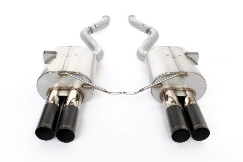 Dinan 08-11 BMW M3 (E90) Free Flow Axleback Exhaust System - Black Tips