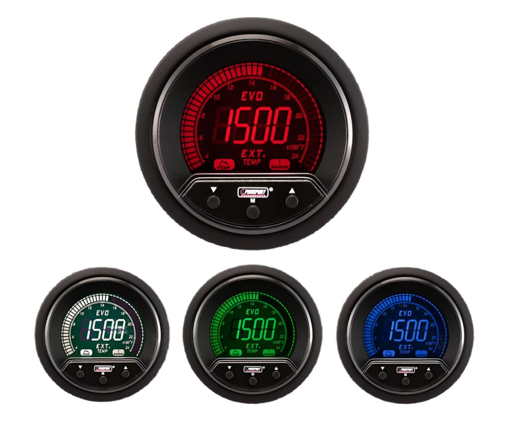 ProSport 2-1/16" Premium Evo Electrical Exhaust Gas Temperature Gauge