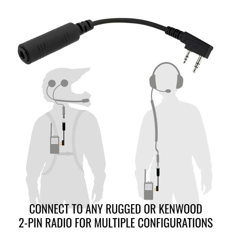 Rugged Radios ENDURO Moto Kit w/ RDH - Business Band Radio