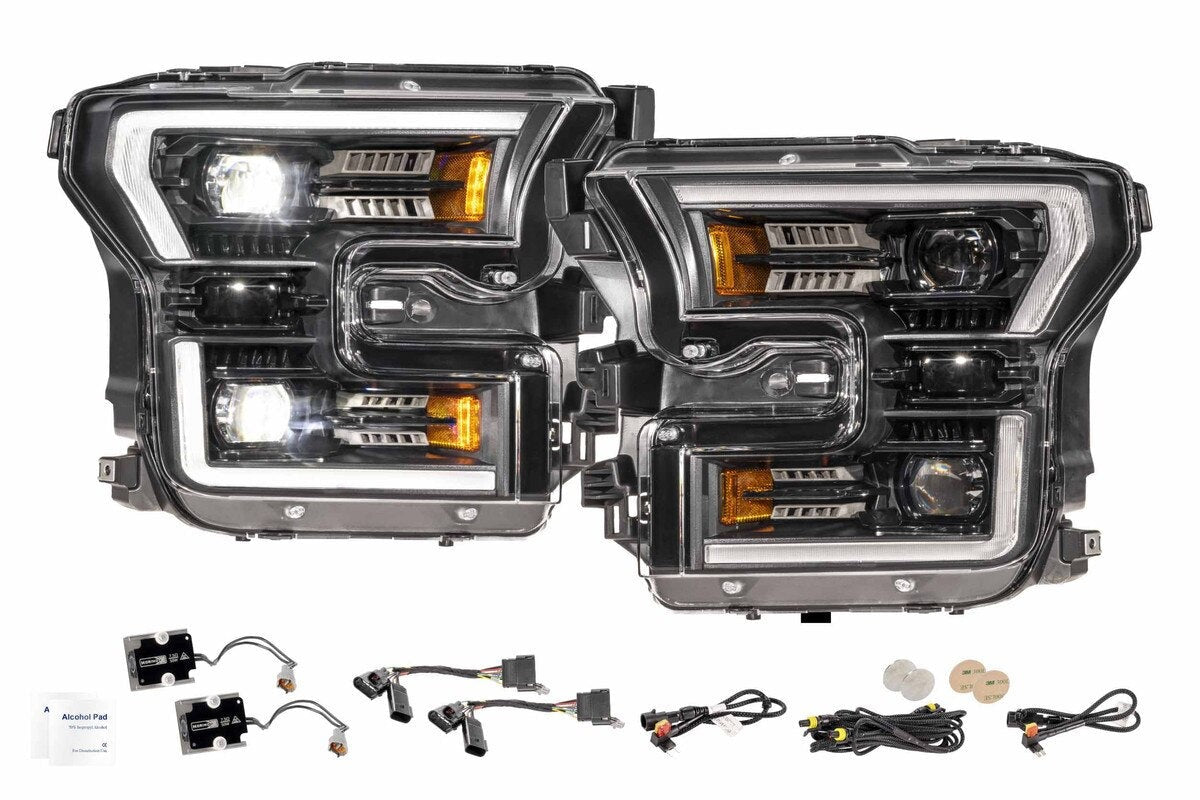 Morimoto XB Evo Hybrid LED Headlights for 2015-17 F-150, 2017-20 Raptor - LF2-502Y