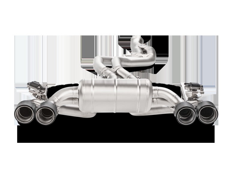 Akrapovic Evolution Line Cat Back Titanium with Carbon Tips for 2016-2017 BMW M2 F87 (Excl M2 Competition) - ME-BM/T/8H