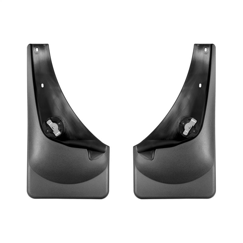 WeatherTech 21-23 Ford Bronco (225/265/285 Width Tire Sizes) Front No Drill Mudflaps - Black