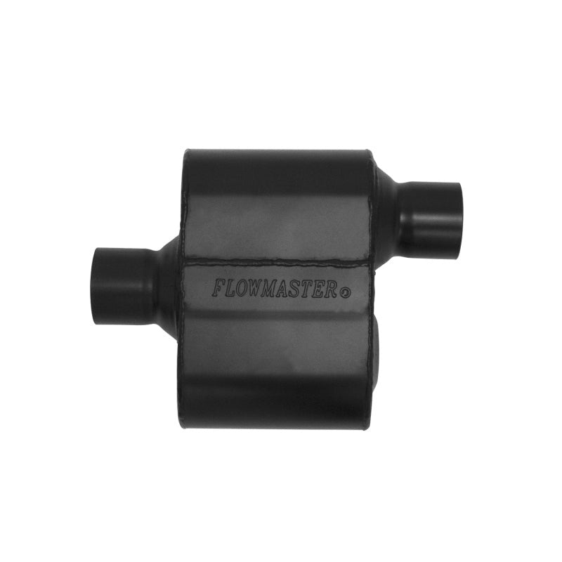 Flowmaster Super 10 Series 2.5-Inch Center Inlet/Offset Outlet Muffler - 842512